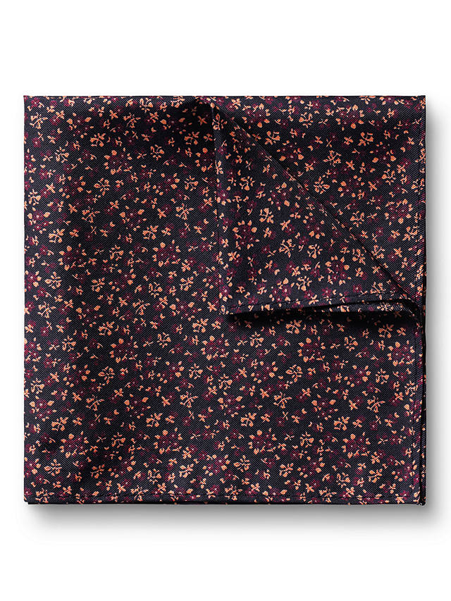 Charles Tyrwhitt Floral Print Silk Pocket Square, Multi