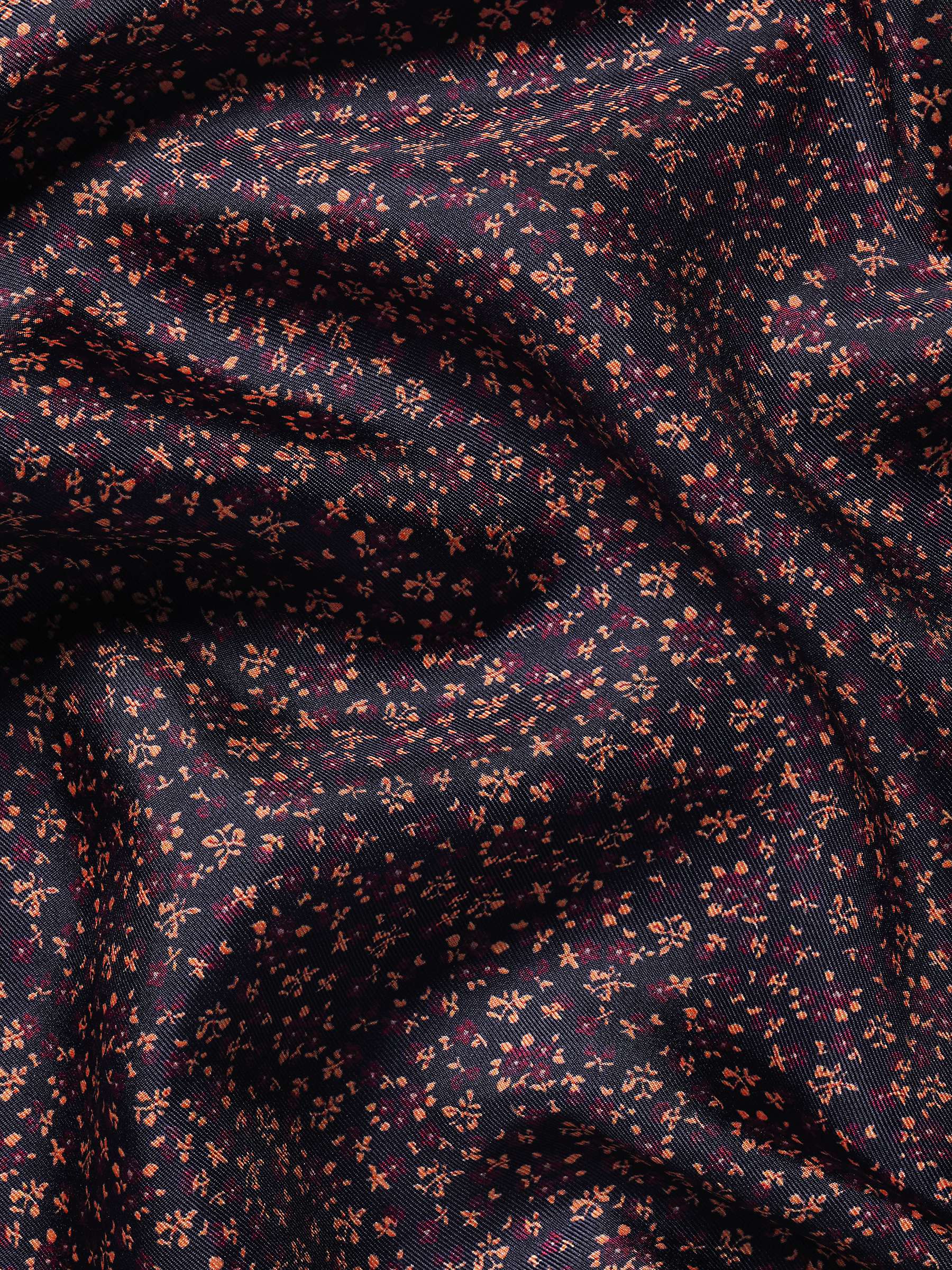 Buy Charles Tyrwhitt Floral Print Silk Pocket Square, Multi Online at johnlewis.com