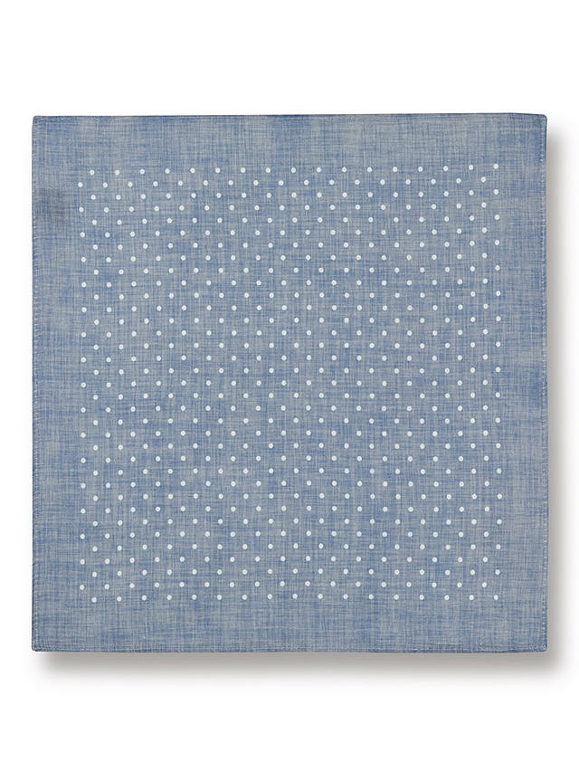 Charles Tyrwhitt Silk Pocket Square, Light Blue