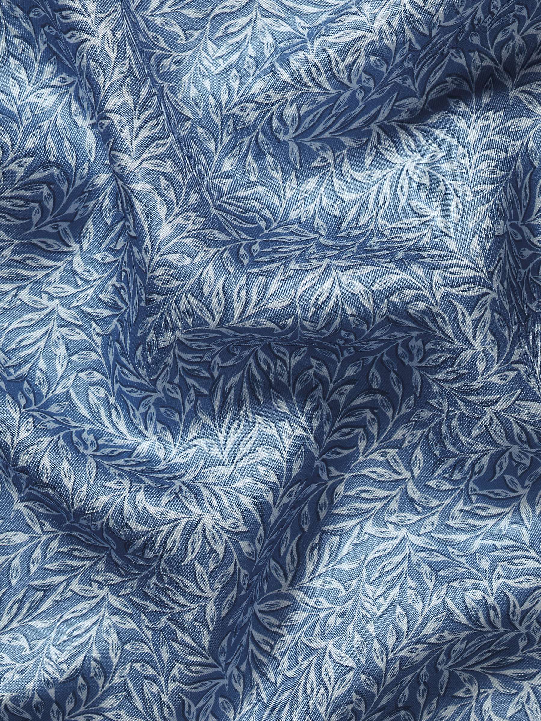 Buy Charles Tyrwhitt Silk Pocket Square Floral Handkerchief, Ocean Blue Online at johnlewis.com