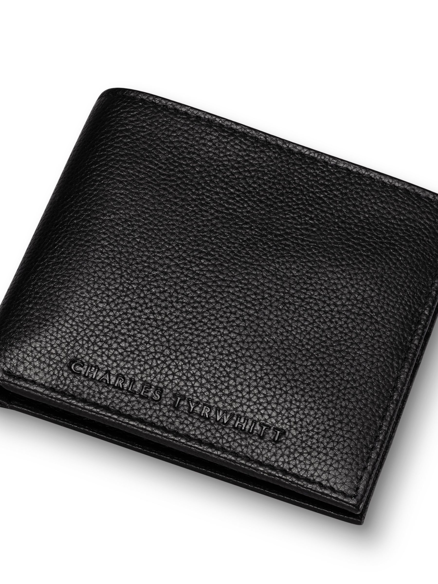 Charles Tyrwhitt Leather Bi-Fold Wallet, Black