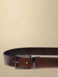 Charles Tyrwhitt Leather Reversible Belt, Dark Tan