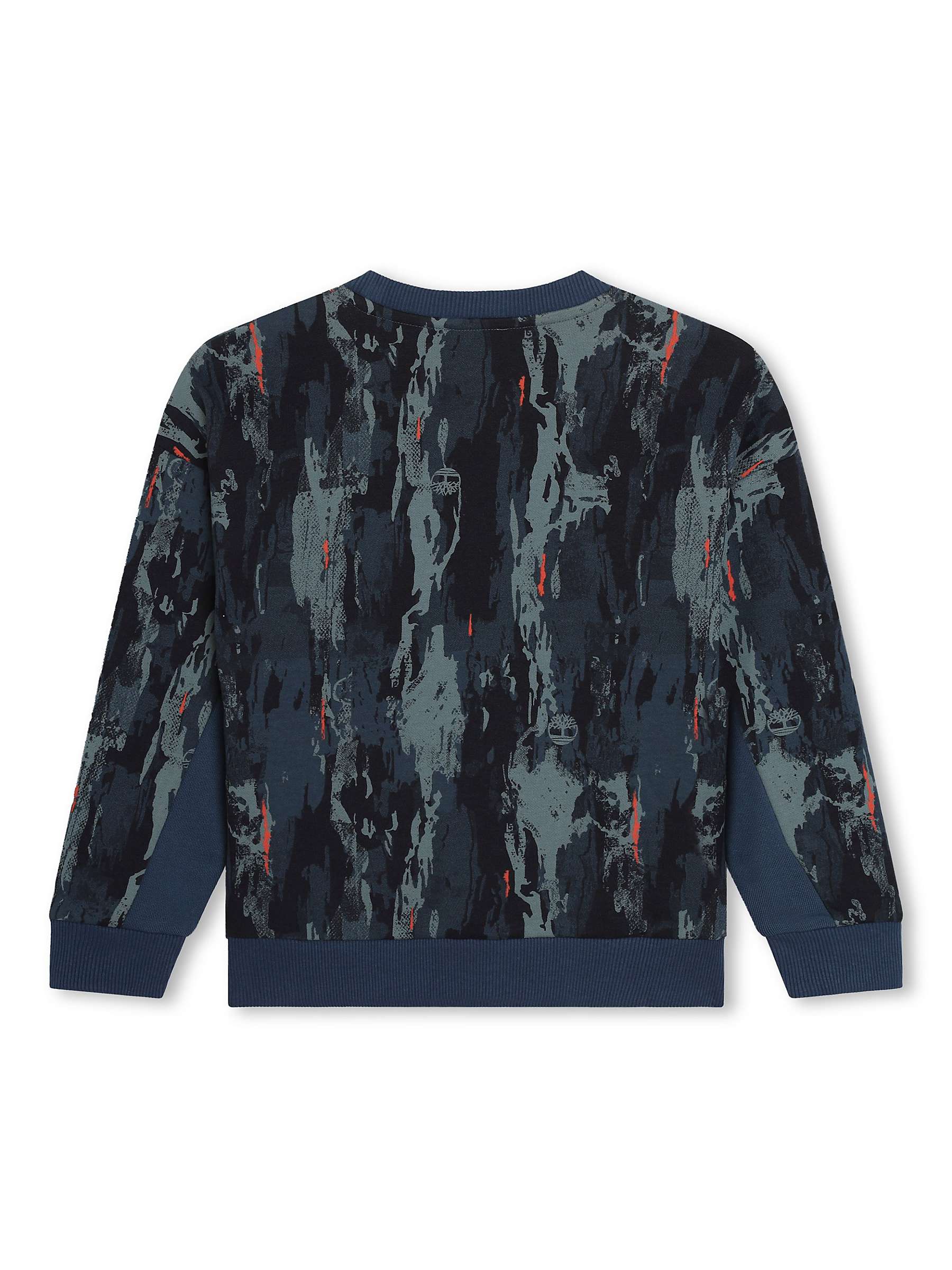 Buy Timberland Kids' Logo Abstract Print French Terry Sweatshirt, Multi Online at johnlewis.com