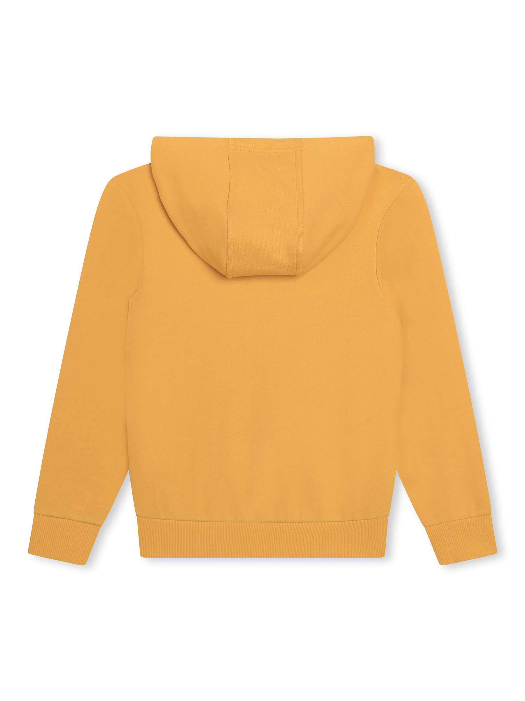 Buy Timberland Kids' Logo Hooded Sweatshirt, Yellow/Multi Online at johnlewis.com