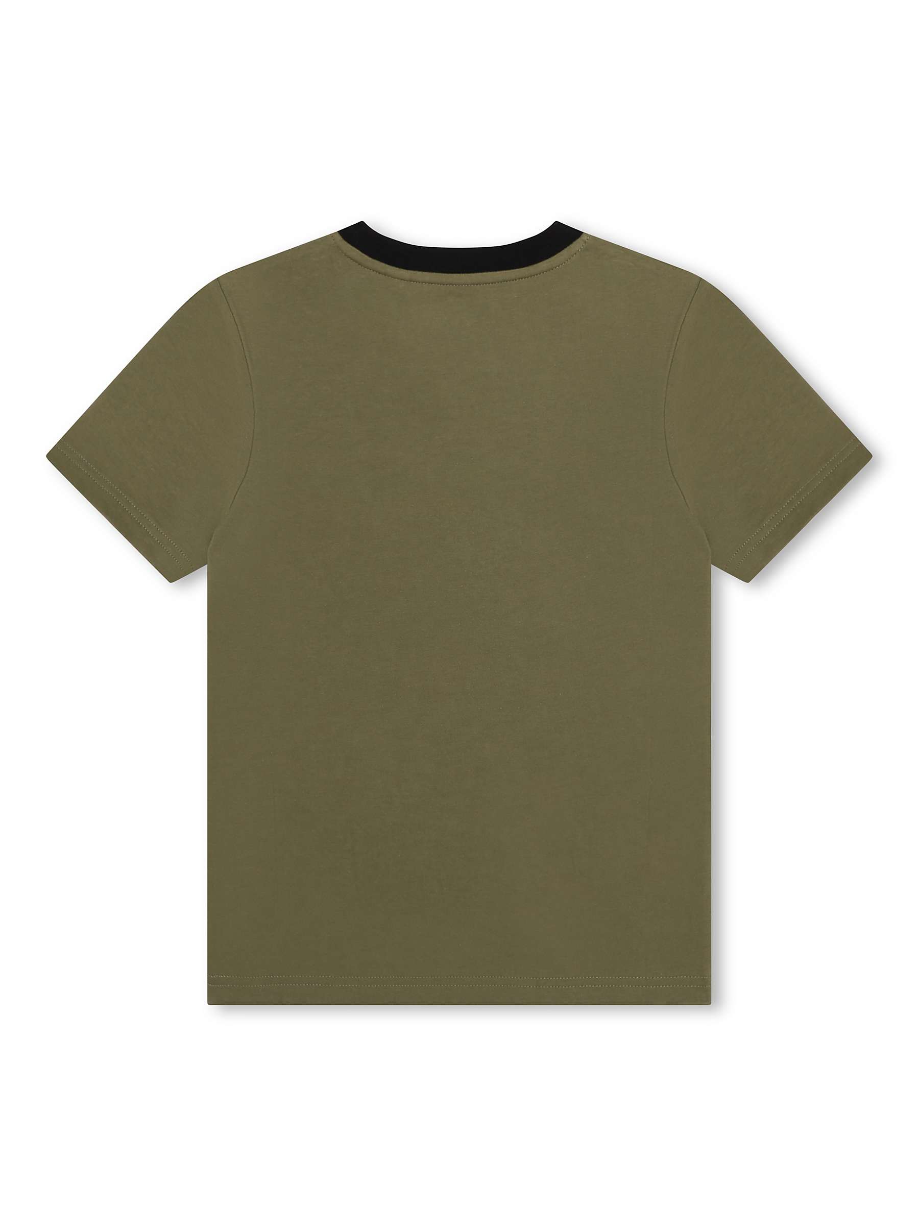 Buy Timberland Kids' Built For The Bold Logo T-Shirt, Green Online at johnlewis.com