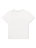 Timberland Kids' Logo Abstract Print T-Shirt, White