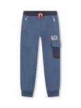 Timberland Kids' French Terry Zip Pocket Jogging Bottoms, Blue/Multi