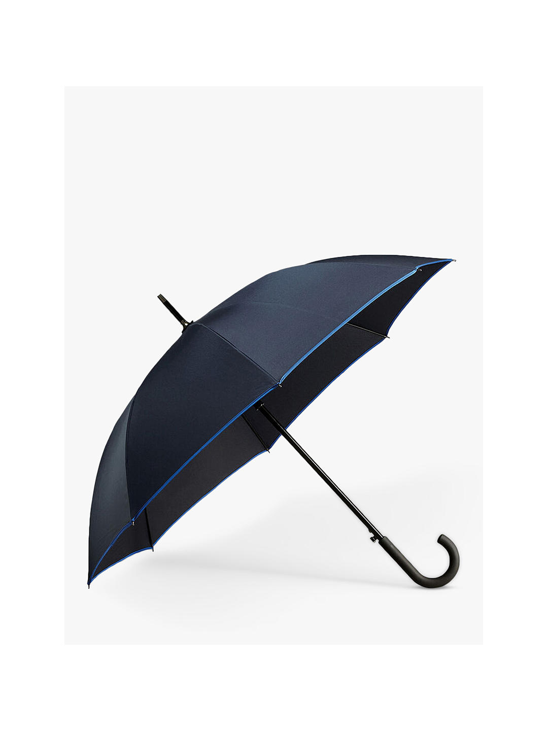 Charles Tyrwhitt Contrast Trim Umbrella, Navy/Cobalt