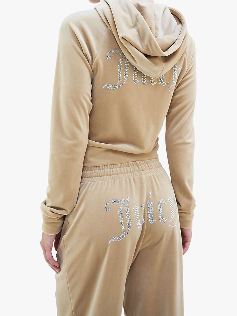 Buy Juicy Couture Classic Velour Hoodie, Nomad Online at johnlewis.com