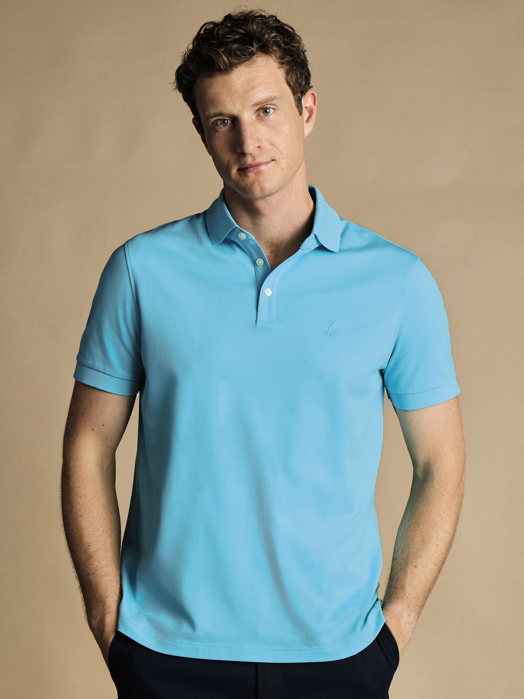 Buy Charles Tyrwhitt Pique Cotton Polo Shirt Online at johnlewis.com