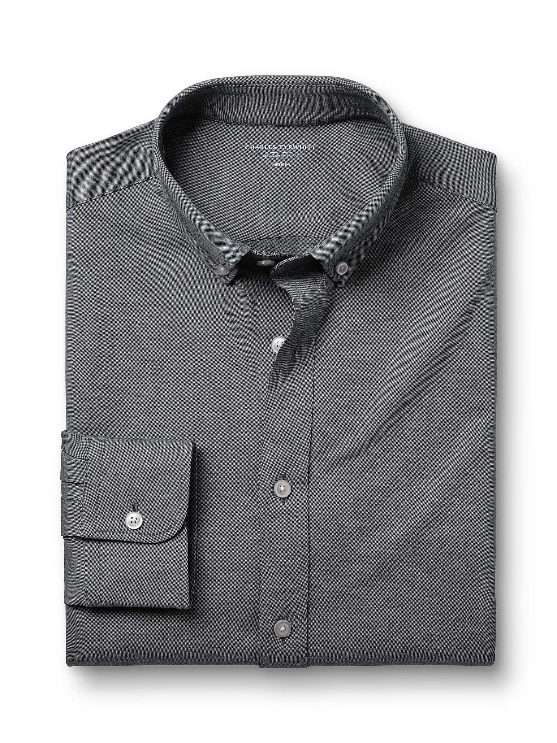Buy Charles Tyrwhitt Four-Way Stretch Jersey Shirt Online at johnlewis.com