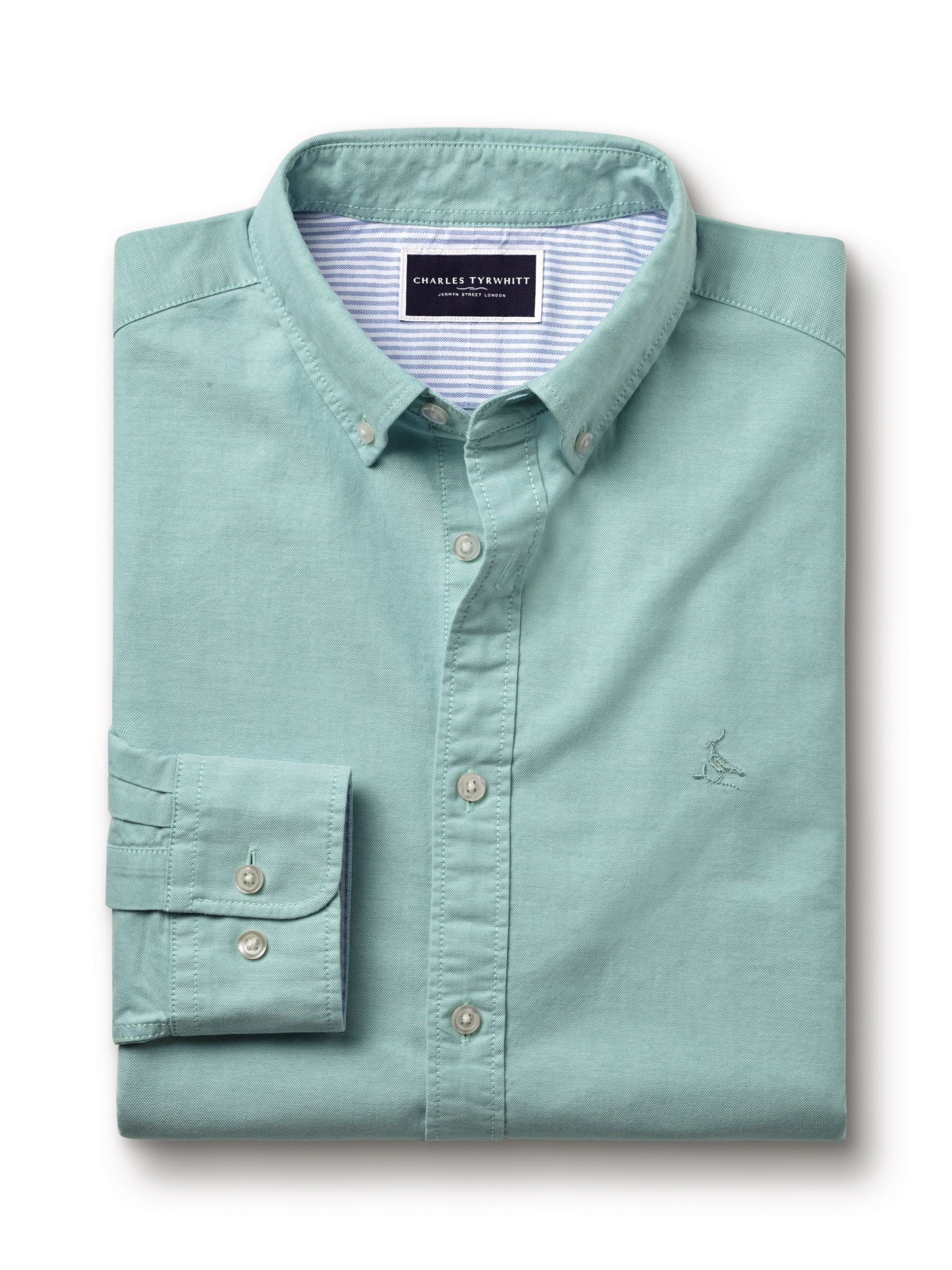 Buy Charles Tyrwhitt Slim Fit Washed Oxford Shirt Online at johnlewis.com