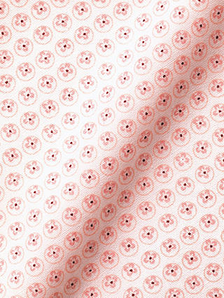 Charles Tyrwhitt Floral Geometric Print Non-Iron Slim Fit Shirt, Pink