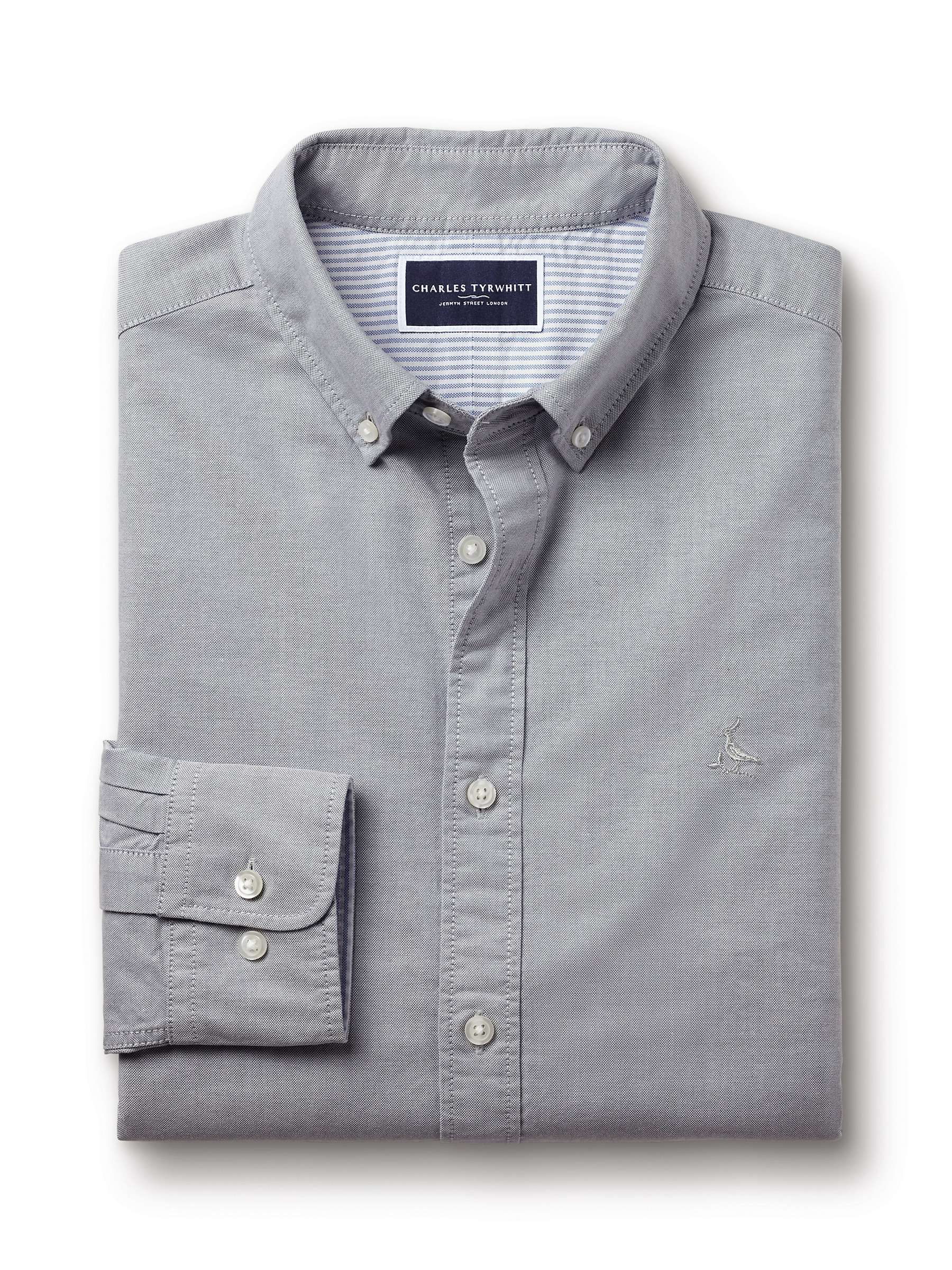 Buy Charles Tyrwhitt Slim Fit Washed Oxford Shirt Online at johnlewis.com