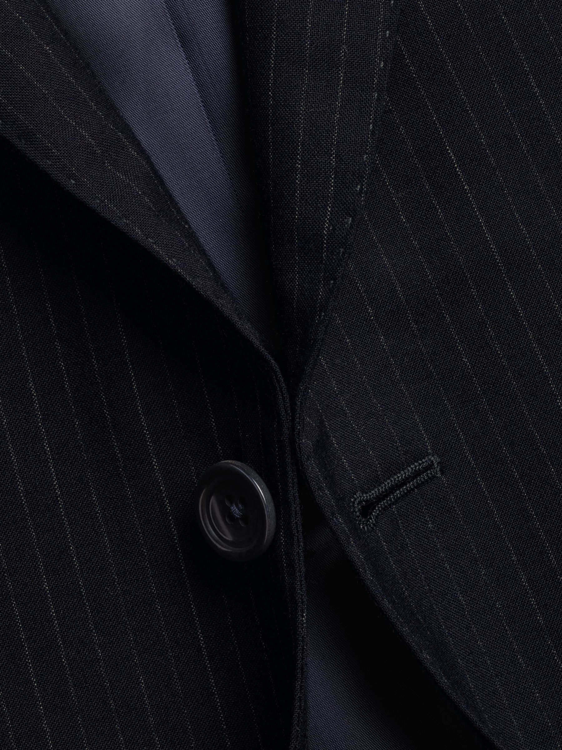 Buy Charles Tyrwhitt Slim Fit Ultimate Performance Stripe Suit Jacket, Dark Navy Online at johnlewis.com