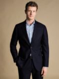 Charles Tyrwhitt Stripe Slim Fit Suit Jacket, Navy