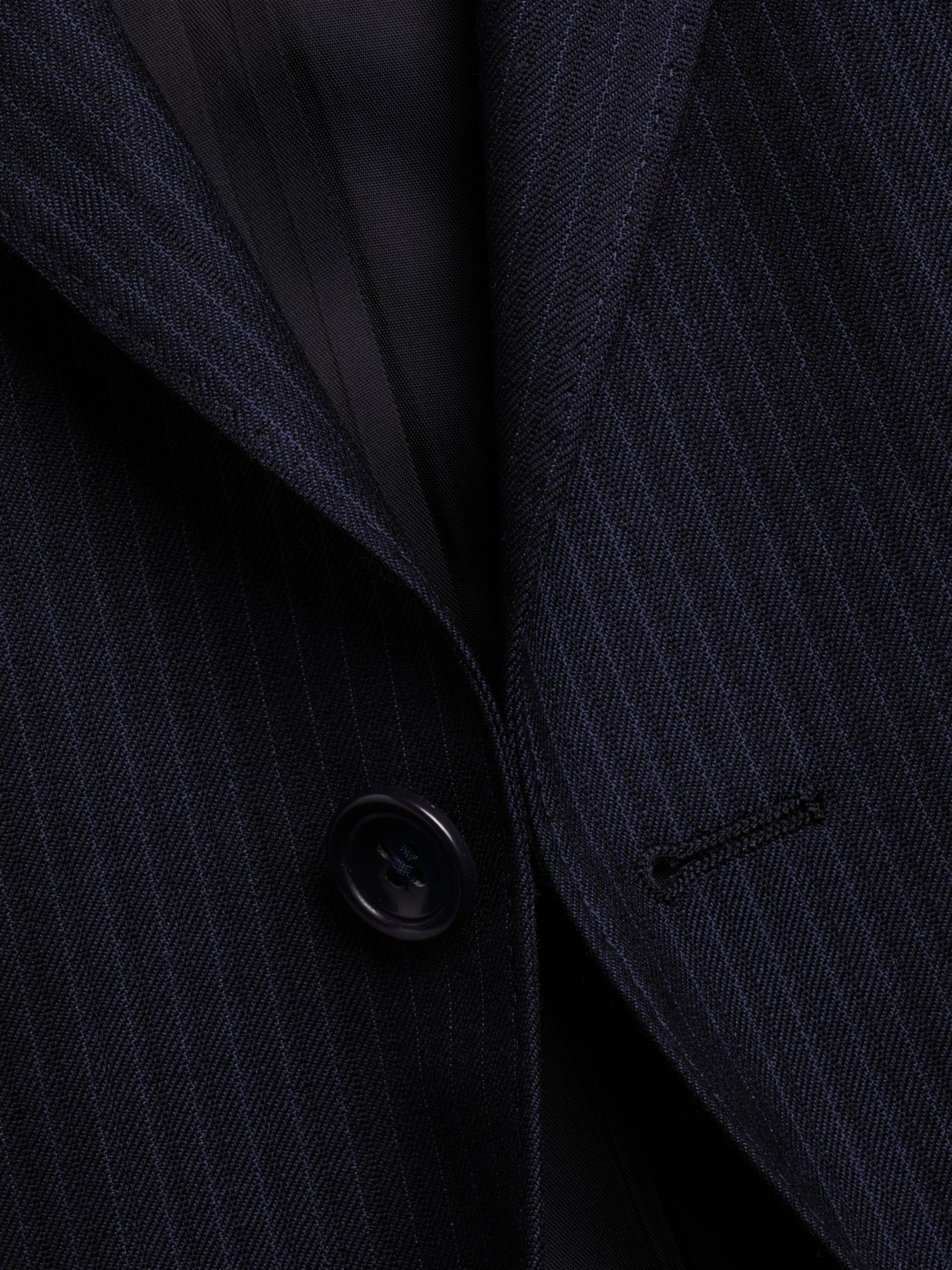 Buy Charles Tyrwhitt Stripe Slim Fit Suit Jacket, Navy Online at johnlewis.com