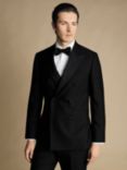 Charles Tyrwhitt Slim Fit Double Breasted Dinner Suit Jacket, Black