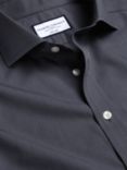 Charles Tyrwhitt Key Stripe Non-Iron Poplin Shirt, Heather Blue