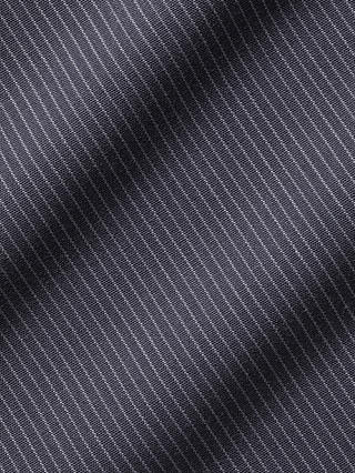 Charles Tyrwhitt Key Stripe Non-Iron Poplin Shirt, Heather Blue