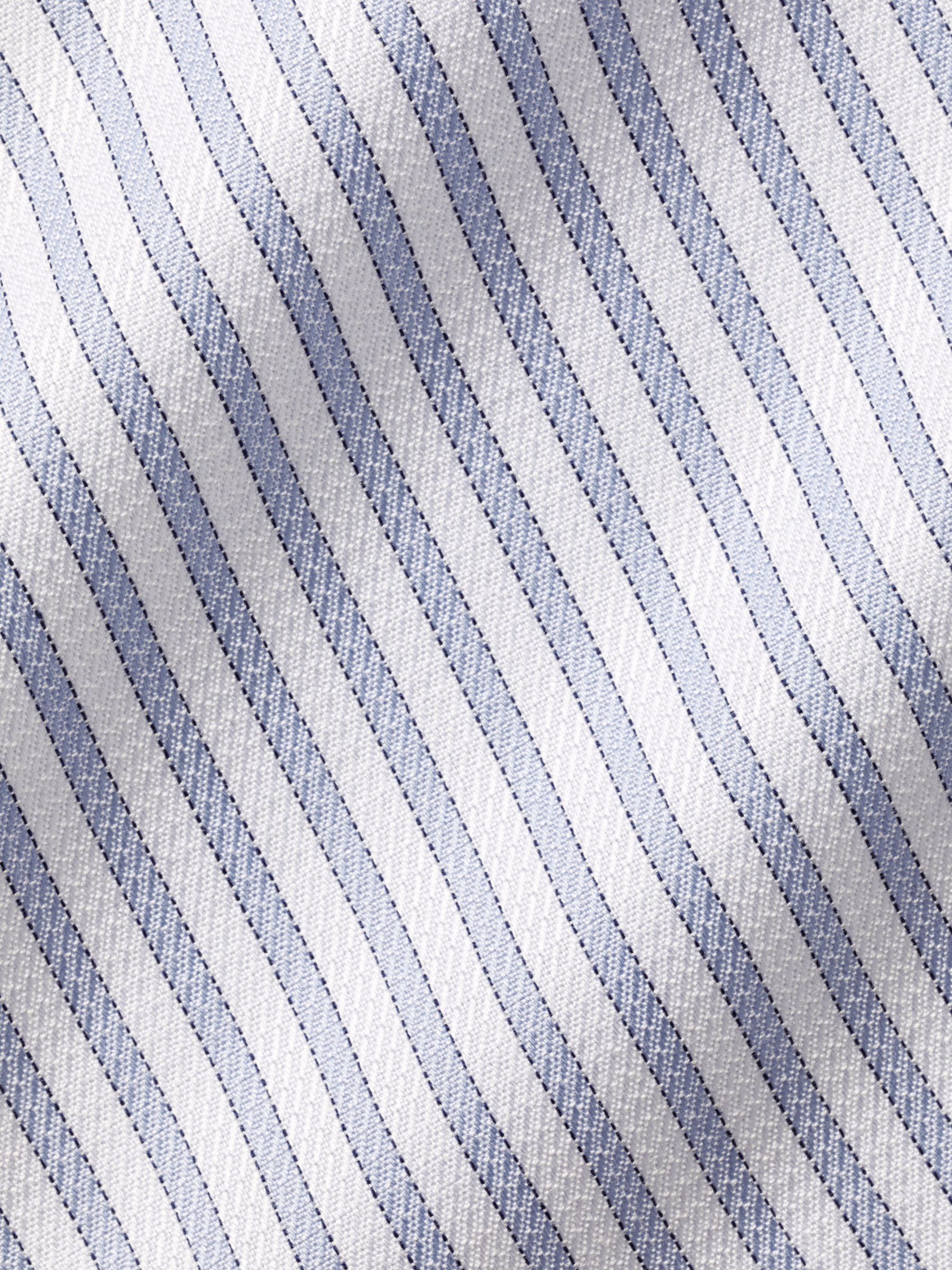 Charles Tyrwhitt Stripe Cotton Twill Shirt, Sky Blue, 14.5 33