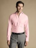 Charles Tyrwhitt Non-Iron Mayfair Textured Dobby Weave Shirt, Pink