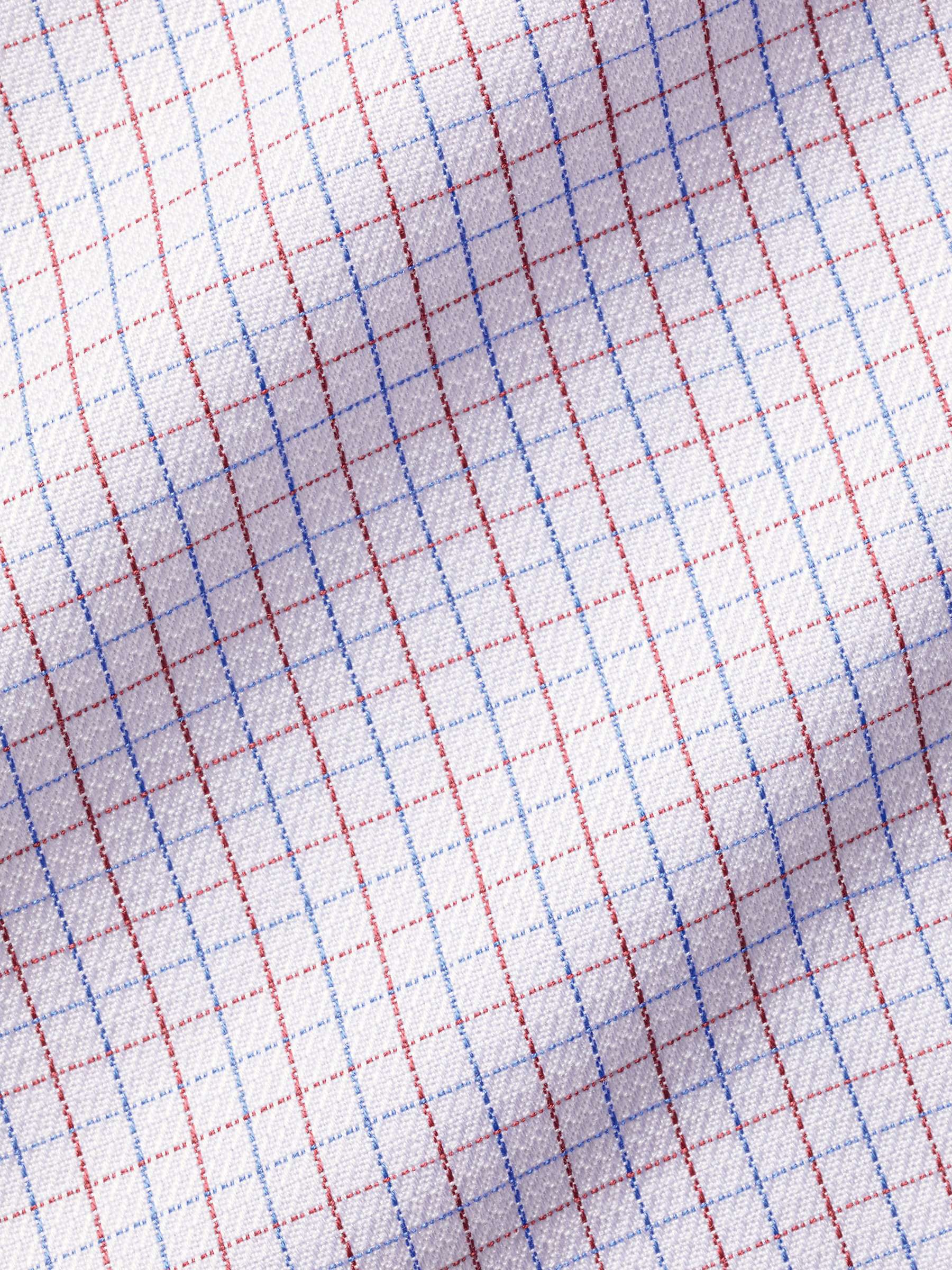 Buy Charles Tyrwhitt Cotton Twill Check Shirt, Red/Multi Online at johnlewis.com