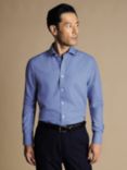 Charles Tyrwhitt Non-Iron Mayfair Textured Dobby Weave Shirt, Cobalt Blue