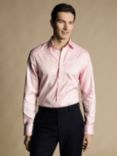 Charles Tyrwhitt Cotton Twill Gingham Shirt, Pink