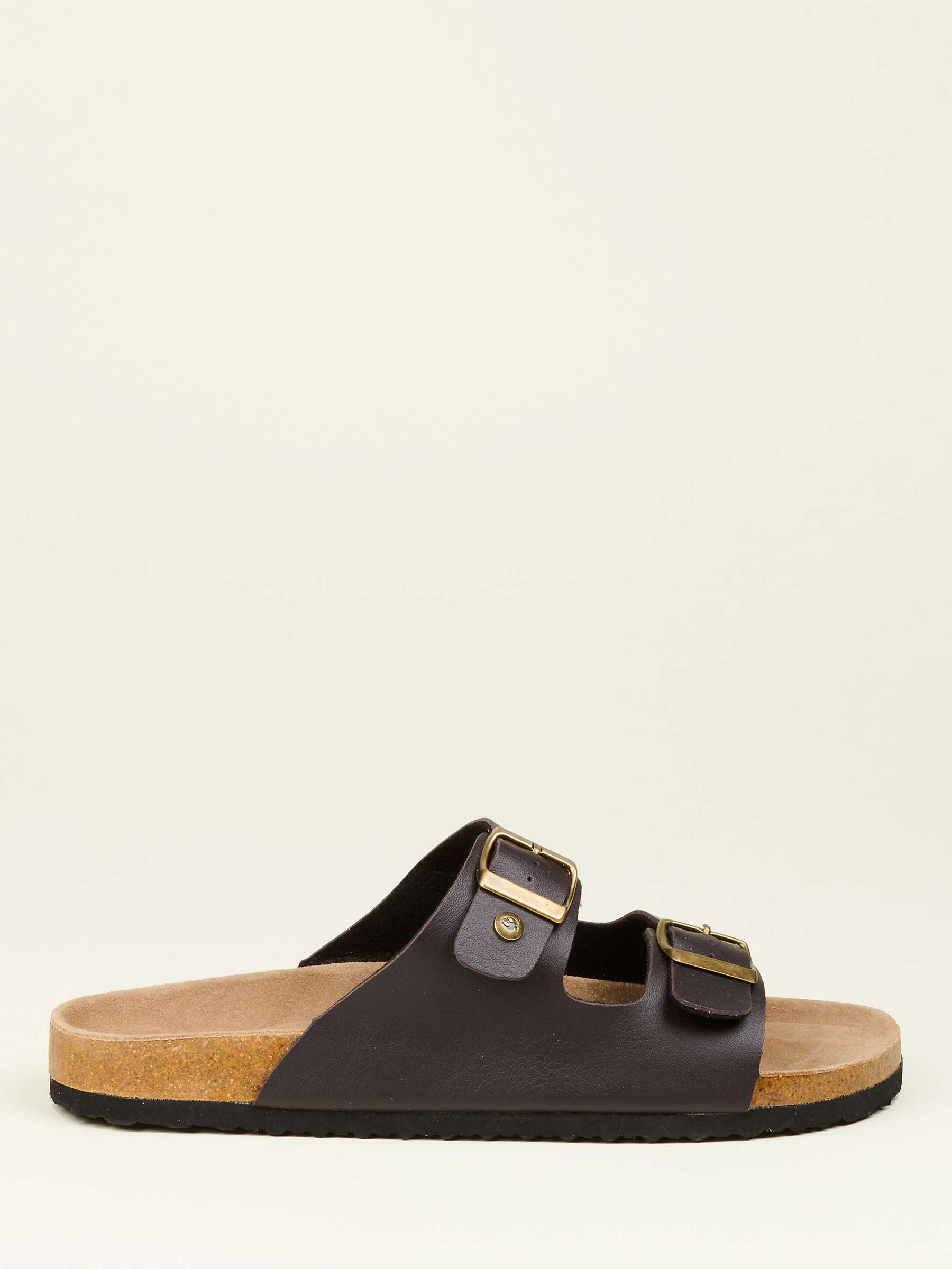 Buy Brakeburn Classic Two Strap Sandals, Brown Online at johnlewis.com