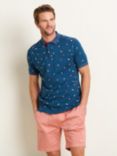 Brakeburn Surf Polo Shirt, Navy/Multi