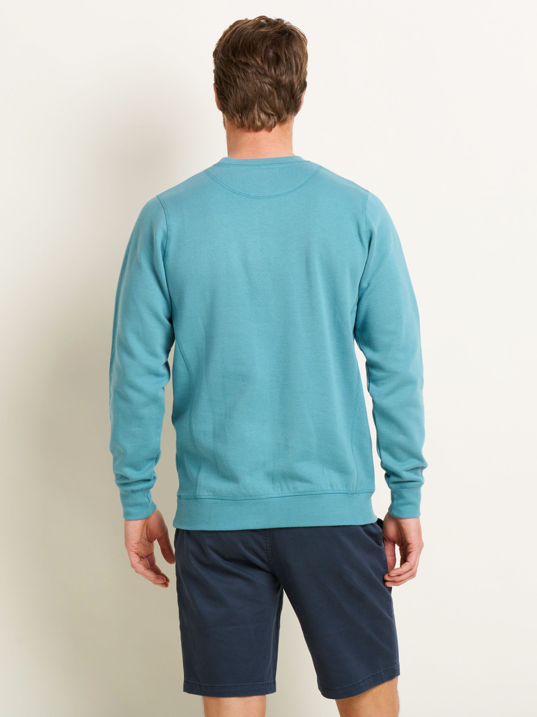 Buy Brakeburn Custom Crew Neck Sweatshirt, Green Online at johnlewis.com