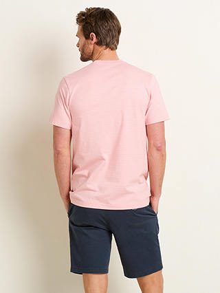 Brakeburn Fine Stripe T-Shirt, Pink