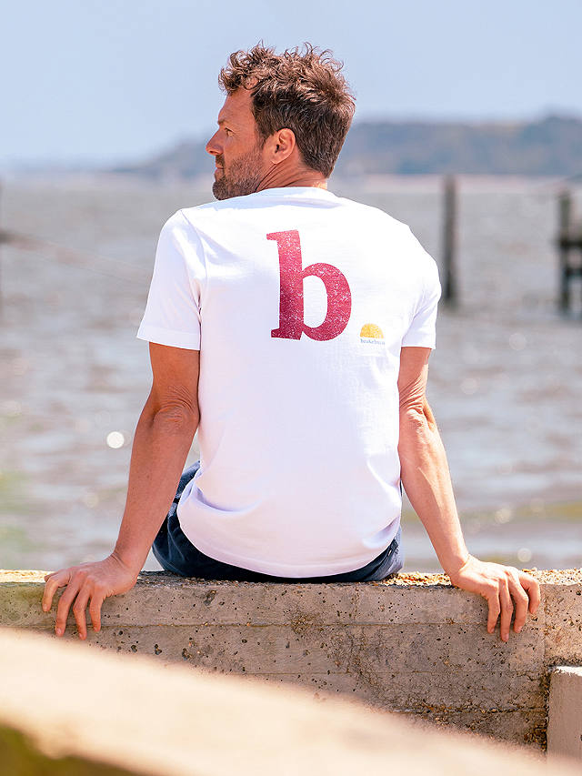 Brakeburn Logo Graphic T-Shirt, White
