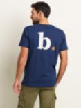 Brakeburn Logo Back Graphic T-Shirt, Navy