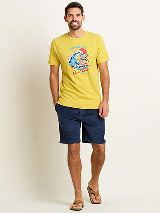 Brakeburn Bear Cotton T-Shirt, Yellow