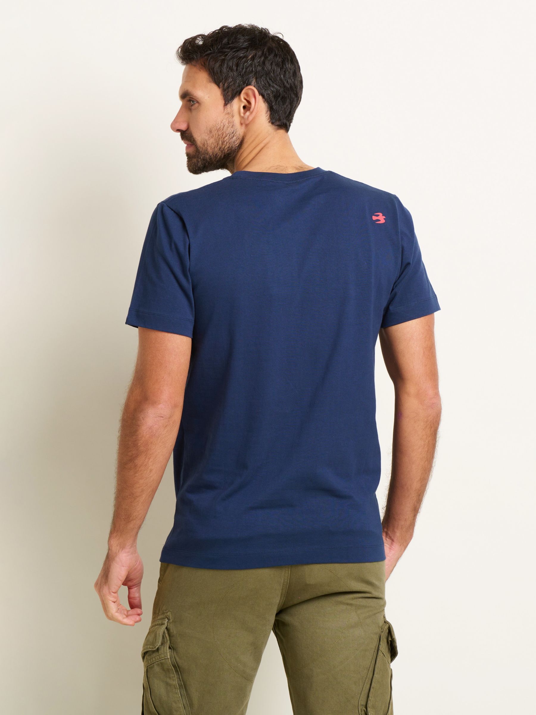 Brakeburn Sitting Surfers T-Shirt, Navy/Multi, XXL