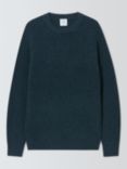 John Lewis Cotton Knit Rib Crew Neck Fisherman's Jumper