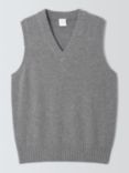 John Lewis Lambswool Tank Top, Mid Grey