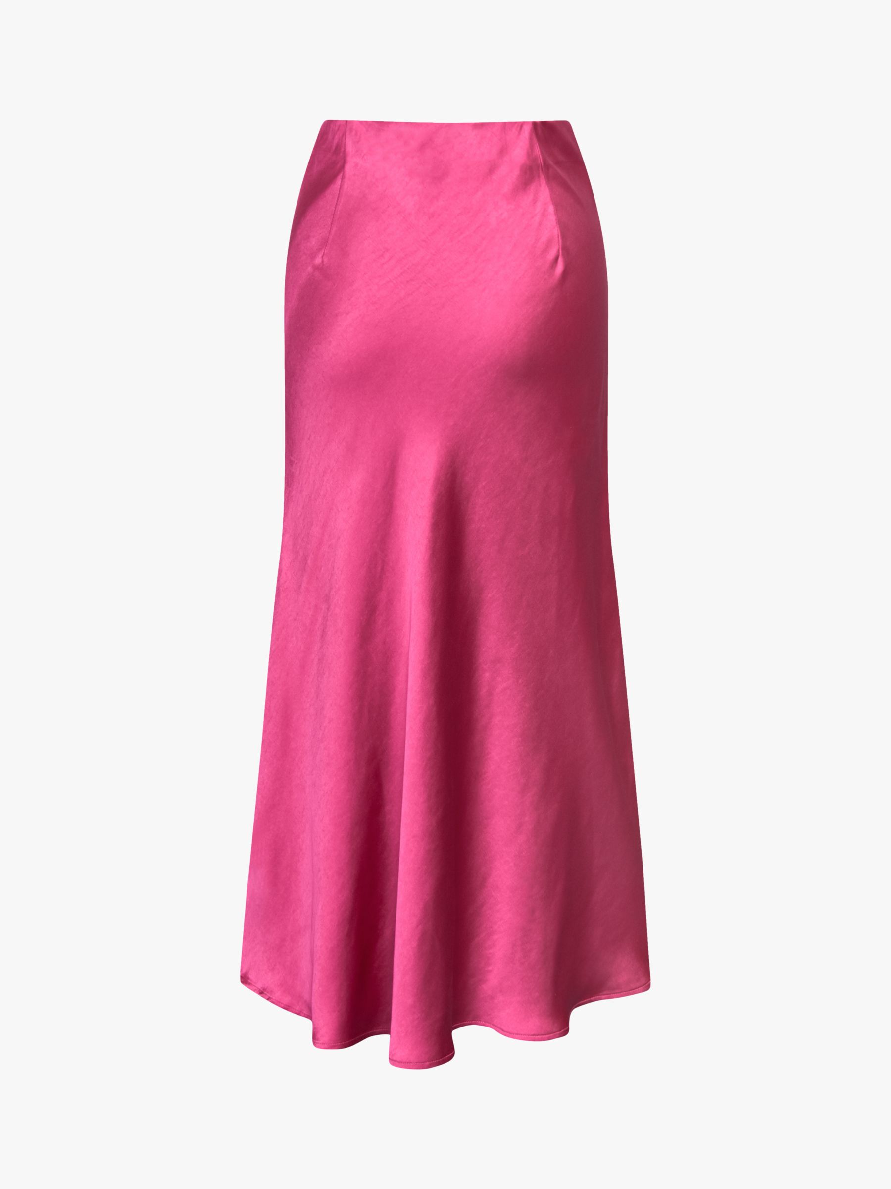 Buy A-VIEW Carry Sateen Skirt, Pink Online at johnlewis.com