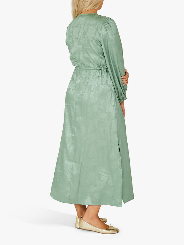 A-VIEW Luna Maxi Dress, Dusty Green
