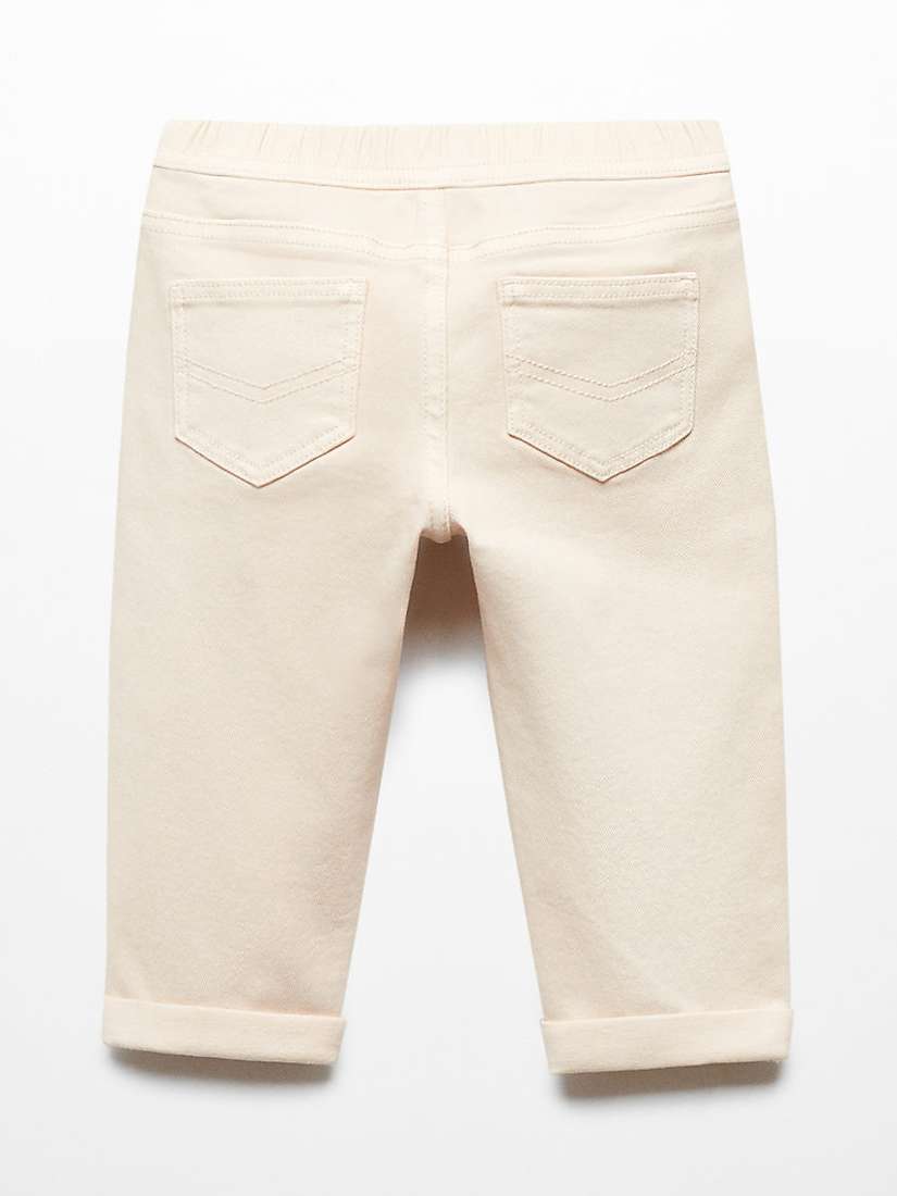 Buy Mango Baby Mauro Stretch Trousers, Pastel Grey Online at johnlewis.com