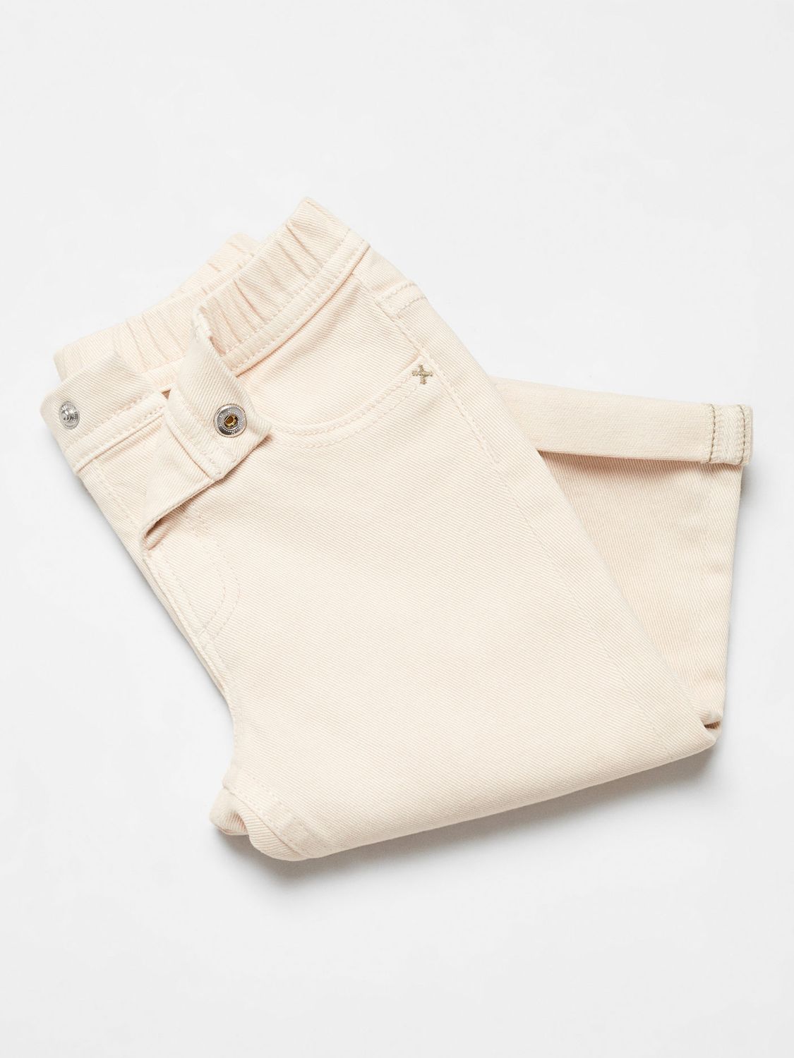 Mango Baby Mauro Stretch Trousers, Pastel Grey, 9-12 months