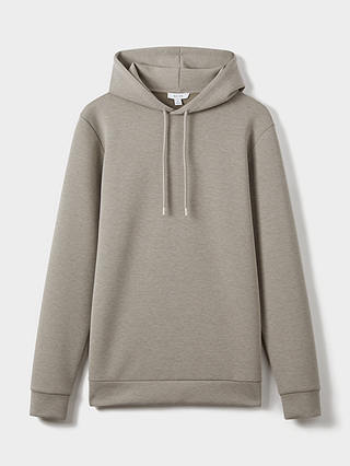 Reiss Fabien Long Sleeve Interlock Hoodie