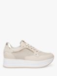 NeroGiardini Leather Perforated Flatform Trainers