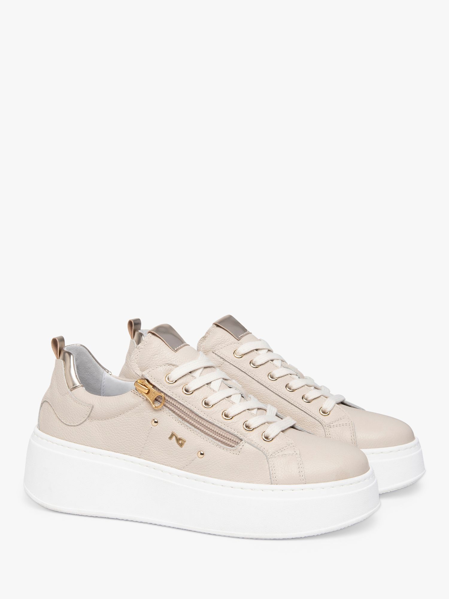 Buy NeroGiardini Chunky Leather Trainers Online at johnlewis.com