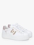 NeroGiardini Jewel Leather Trainers, White