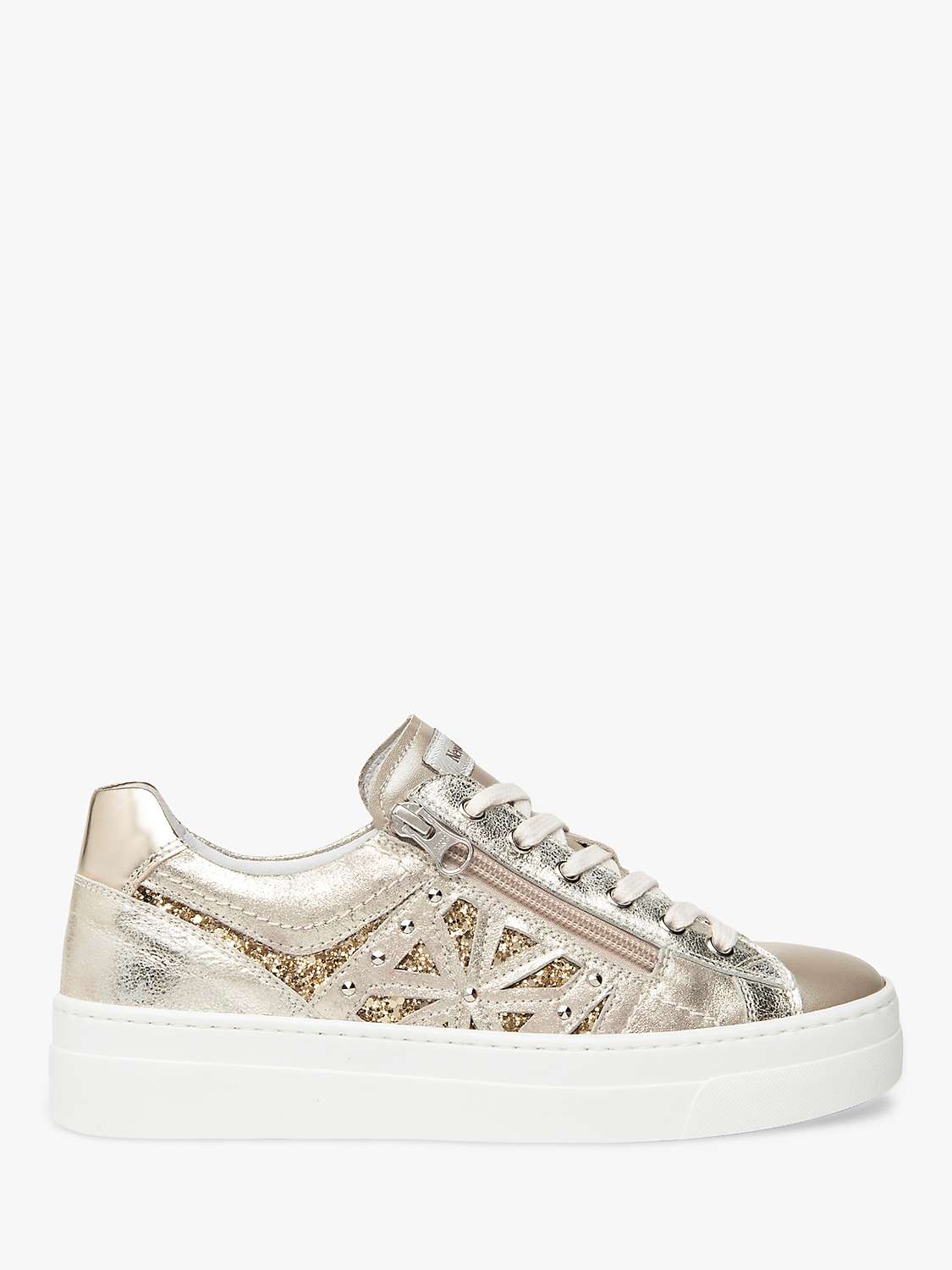 Buy NeroGiardini Low Top Leather Trainers Online at johnlewis.com