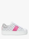 NeroGiardini Leather Flatform Trainers, White