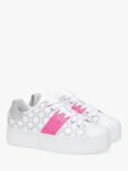 NeroGiardini Leather Flatform Trainers, White